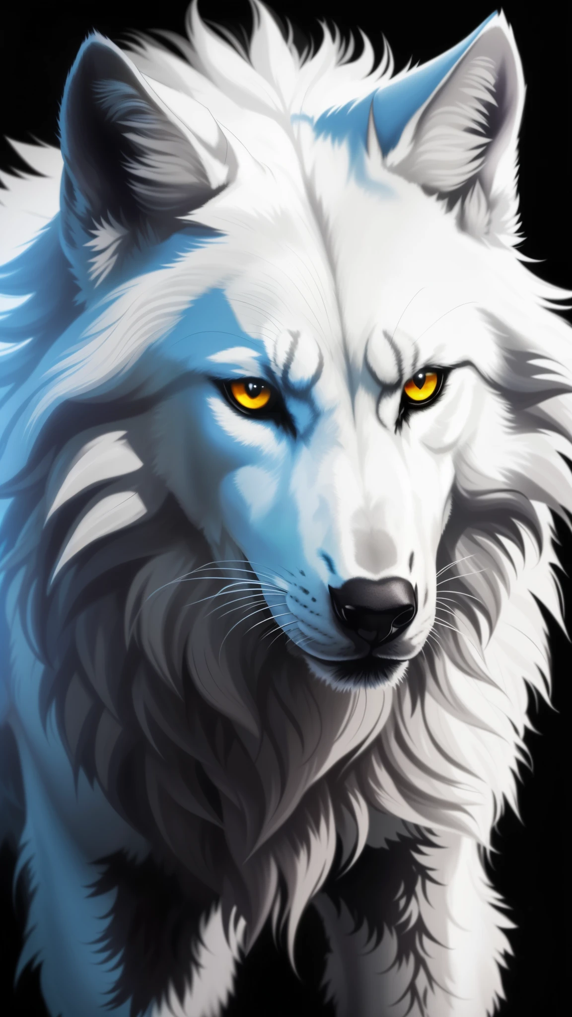 a painting of a No or with blood on the face, Lobo no inferno, No or, photo of No or, portrait of No or fantasy, imagem do avatar, He ad No or, Grim - Lobo, Big No or, portrait of No or, No or, No or alp ha head, wolp, foto de perfil, AngieNão or, No or, alto detalhamen to), He has No or yellow eyes, Meio Lobo, No or dark grey