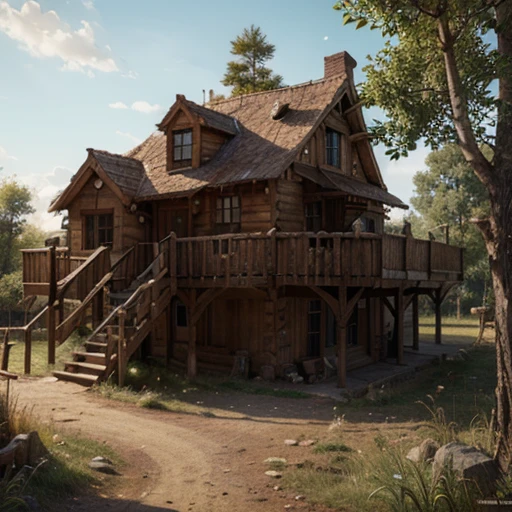 (((Masterpiece))), best quality, ultra-detailed CG unity 8k wallpaper, treehouse