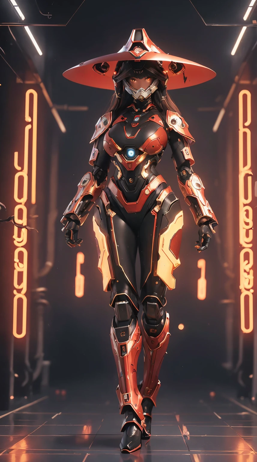 (((full body photo))) ((mejor calidad)), ((obra maestra)), (muy detallada: 1.3), ....3D, hermoso, (CyberpunkAI: 1.4),Hermosa mujer ,en el espacio, Nebulosa, tenencia_arma, (1Mecha femenino: 1.3), frente al espectador, ojos brillantes, cuerpo completo, (volando, descendiendo, dynamic, desenfoque de movimiento: 1.4),(manos:1.4),(Red neon lights:1.4), (Beautiful and detailed eye description:1.4),,motor irreal:1.4,UHD,La mejor calidad:1.4, fotorrealista:1.4, textura de la piel:1.4, obra maestra:1.8,obra-prima, mejor calidad,ultra-high def, 8k, 1080p.(fondo amarillo:1.4)