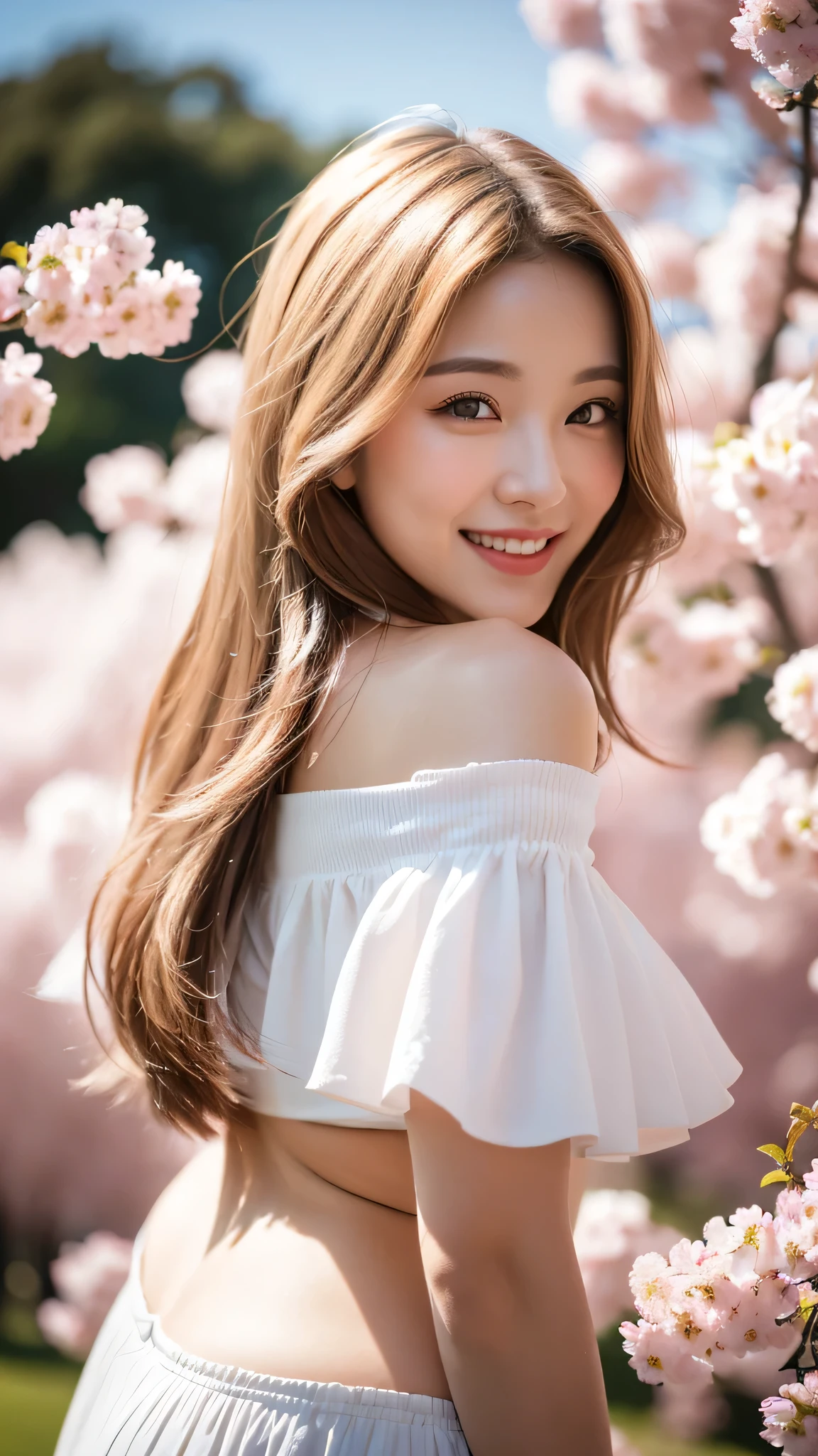 (CG Unity 8K wallpapers are very detailed) (Better quality) (better lighting) (An extremely delicate and beautiful) (Floating) (Beautiful) (Spring atmosphere) (1girll) (Long pink hair), (shairband), (Delicate and beautiful blue eyes), ((Very short white dress, Pink lace underside), (Lace), ((Light transparent silk))), (Cherry blossom petal), (Butterflies), (degrees of freedom), (volumettic light) Cinematic lighting, color difference, Sony FE GM, Textured skin, High details, A high resolution, 8K