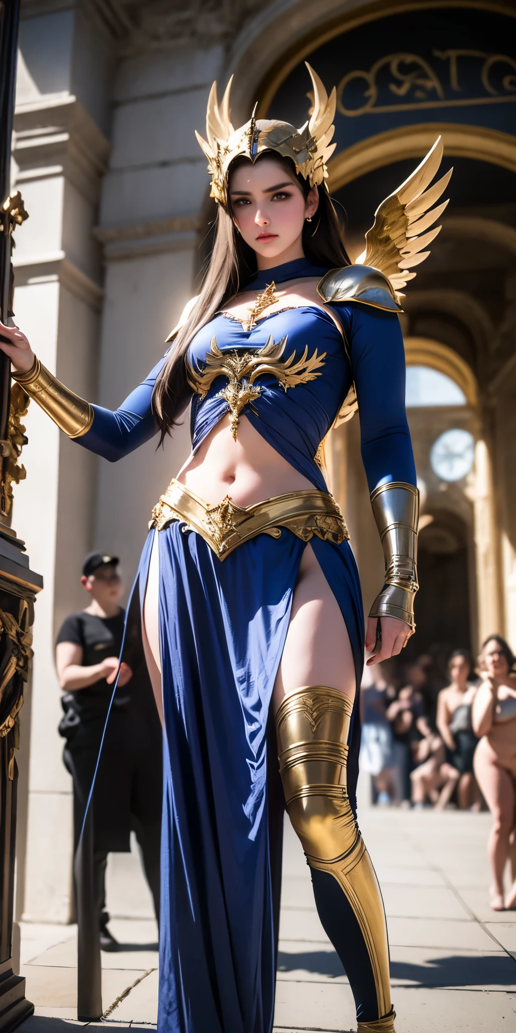 um close de uma mulher com uma caveira no ombro, Anjo majestoso de corpo inteiro, garota anjo cavaleiro, angel in plastic armor, anjo feminino alto, linda garota anjo ciborgue, pretty female cleric, cushart krenz arte chave feminino, serafim, Conceito de personagem do Shadowverse, deusa. detalhes extremamente altos, ( ( arte conceitual do personagem ) ), Araffe Angel com asas dourado andando em uma rua, Anjo majestoso de corpo inteiro, super anjo largo, anjo largo shot, anjo largo, epic angel wings, body shot of cinematic goddess, Epic Angle and Pose, Asas angelicais nas costas, grosso, quente, Rabo, linda garota anjo, de lindo anjo, tiro distante de anjo alto, foto gigante e impressionante da deusa, tem uma mulher de cabelo rosa, corpo inteiro, corpo inteiro, Looking at the camera, Guweiz's non-style artworks, ! sonho artegerm, Lois van Baarle e Ross, estilo de arte realista, Modelo IG | artegerm, Sem estilo Ross Tran, inspirado em Ross Tran, estilo artegerm, artegerm e atey ghailan, Gold-plated araffe in front of a building, Armadura Dourada Angelical, unreal motor render Knights of the Zodiac, Deusa Dourada Atena, as a mystical valkyrie, Cosplay ornamentado, Deusa grega Atena, usando armadura dourada, 3 d deusa minerva, Knights of the Zodiac, - The Mariner Galaxy. muito bonito, mystical atlantean valkyrie, usando armadura dourada, Asas de Ouro, Shaka de Virgem, Knights of the Zodiacs, HDR, 8k, Personagem original, high resolution, alto detalhe, foco no rosto, retrato, , middle ages, Classicismo, andrey atroshenko estilo, pintura, Traditional media, realista, Detailed symmetrical eyes, rosto lindo detalhado, figurativo, belas artes, oil on the canvas, HDR, 8k, Personagem original, high resolution, alto detalhe, foco no rosto, (:1.5), (:1.5), frente frontal, moon jewelry on forehead, joias em forma de lua nova douradas na testa, angry expression, sad expression, Sailor Moon, armadura dourada.