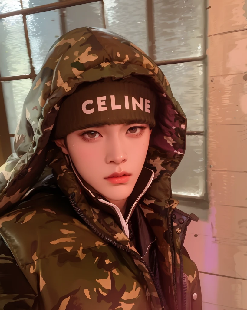 arafed boy in camouflage jacket and hoodie holding cell phone, cai xukun, taeyong, portrait, jinyoung shin, taejune kim, jaehyun NCT, taeyong NCT, meme, kim doyoung, park taehyung, male ulzzang, hyung tae, cold, jung jaehyun, Korean male face, K-pop boy, NCT U, NCT, NCT 127 taeyong, lee taeyong
