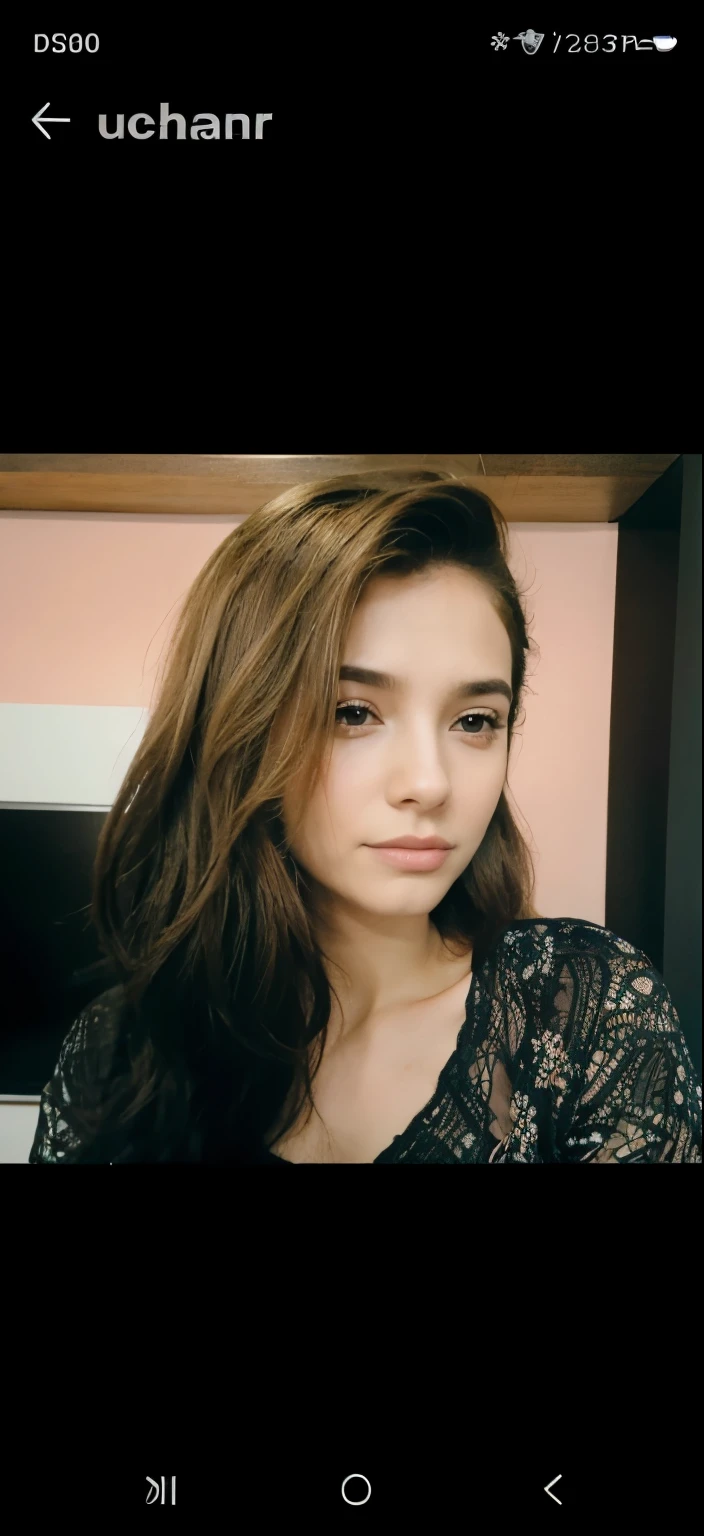 Beautiful girl with perfect lips