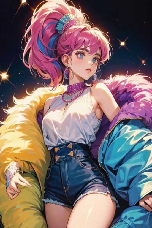 80'S FASHION STYLE; GLITTER