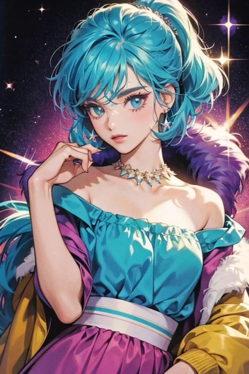 80'S FASHION STYLE; GLITTER