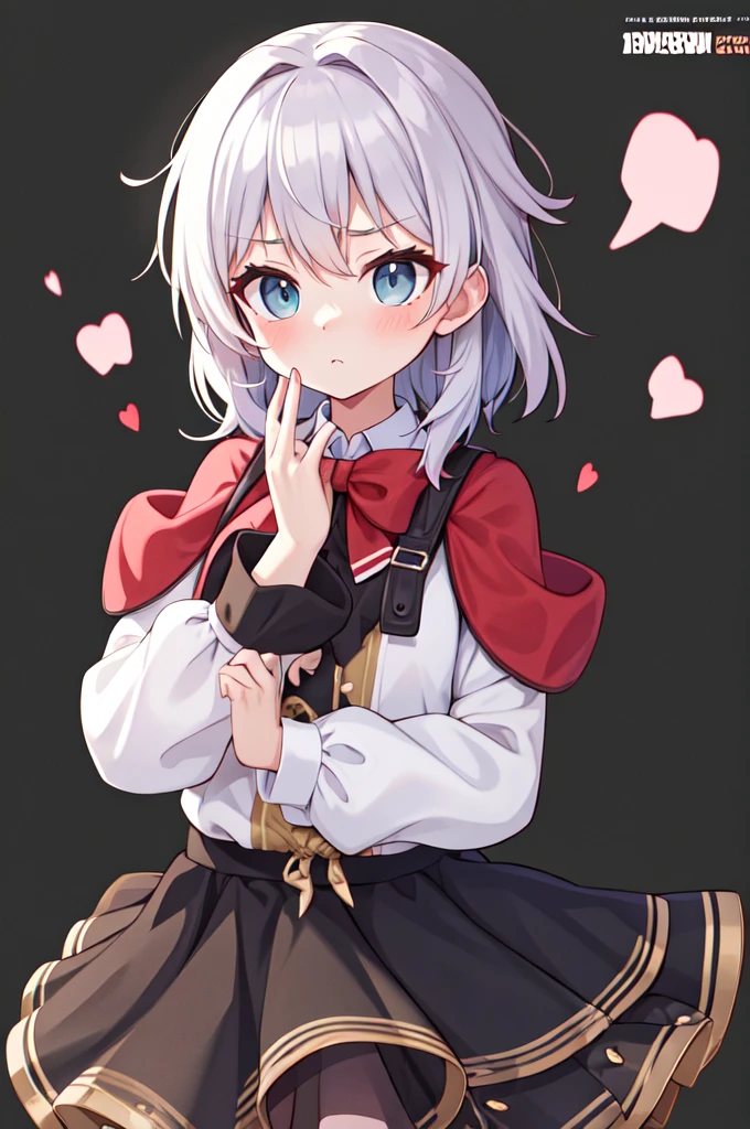 A look of disdain,Lifting up her skirt with a look of disdain,Flipping up her skirt with her hands
