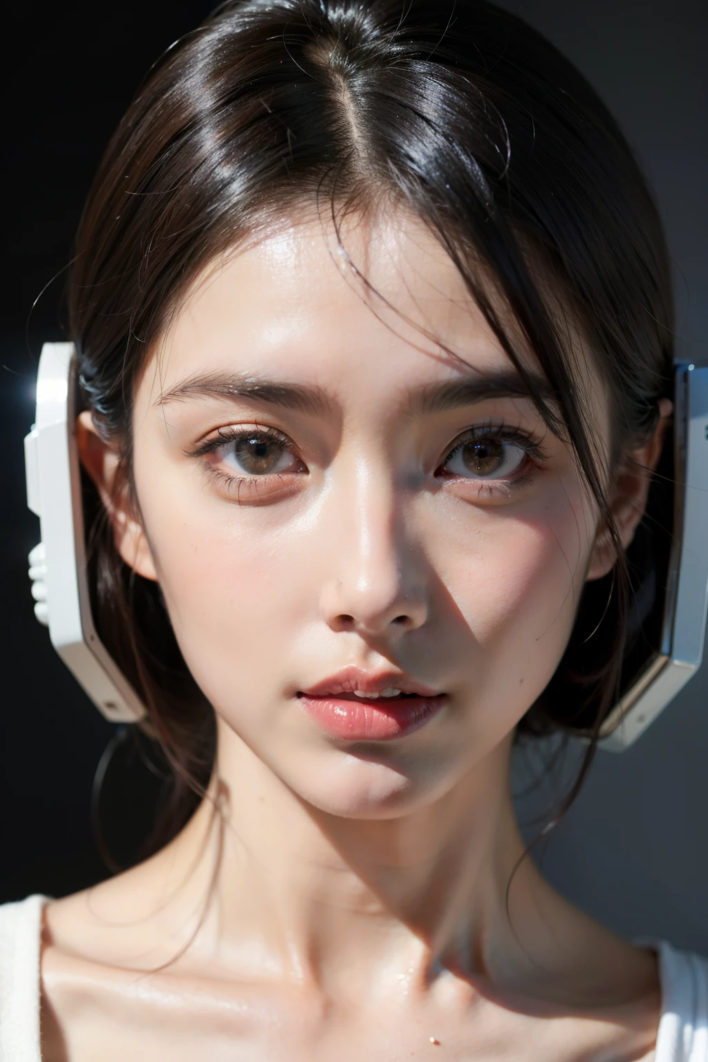 ((best quality)), ((muste piece)), (detailed breasts), perfect face、beautiful girl、cyborg