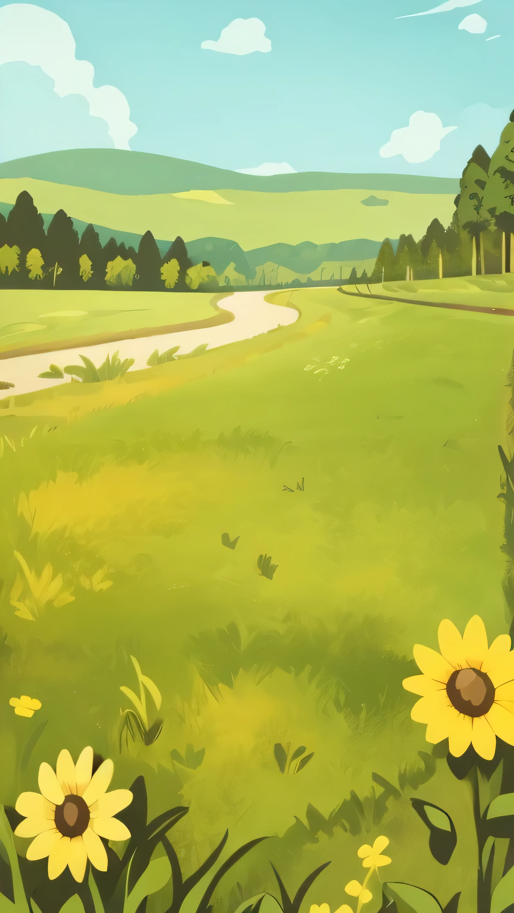 Roadside meadow，Pure grass background