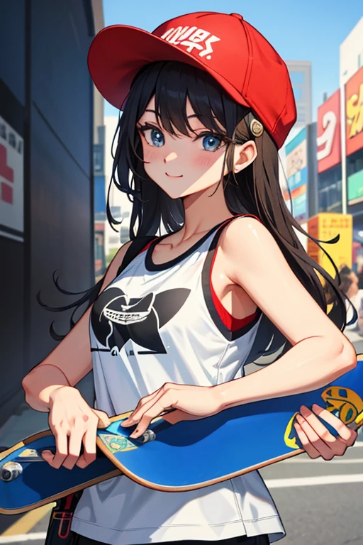 skateboard Beauty、Upper body、meaty、Glamour