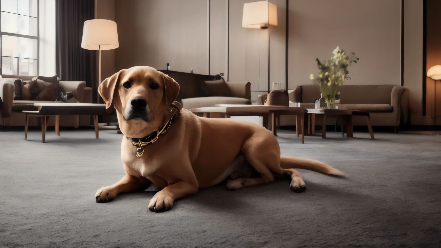 hyper ultra realistic photographs full body of Picture a dapper French poodle, sporting a tailored tweed suit and a pair of tortoiseshell glasses that perfectly complement his silvering muzzle. He strides into a five-star hotel lobby, a gold leash held by a liveried poodle butler, ready to check into his penthouse suite. ratio 16:9, 4k, 8k resolution, High quality photo, high detailed, imagesharp focus, Cinematic lighting,hyperdetailed & Unreal engine, detail, realism, photography,cinematography, camera NIKON, lens NIKKOR flagship, masterpiece. hyper-maximalism, ultradetailed photorealistic, light skin imperfections, final render, vray, photo, fashion