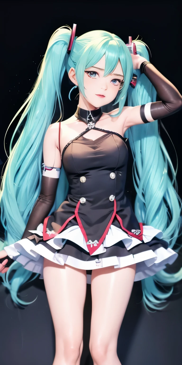 Hatsune Miku、Anime girl with long hair and a gun in her hand,Shimashima Pantiesがよく見える、Hatsune Miku、（Squatting down and opening her legs and showing her panties 1:4）、、spread legs、show panties,super mini skirt、緑と白のShimashima Panties、From miniskirt to c Kantai Collection style,Shimashima Panties、super mini skirt、 portrait anime space cadet girl, Best Anime 4K Kona-chan Wallpaper, terrible anime 8k, High-definition official artwork, Trending with Art Station Pixiv, perfect android girl, cyborg - girl with silver hair, anime style 4k, anime art wallpaper 8k, azur lane style