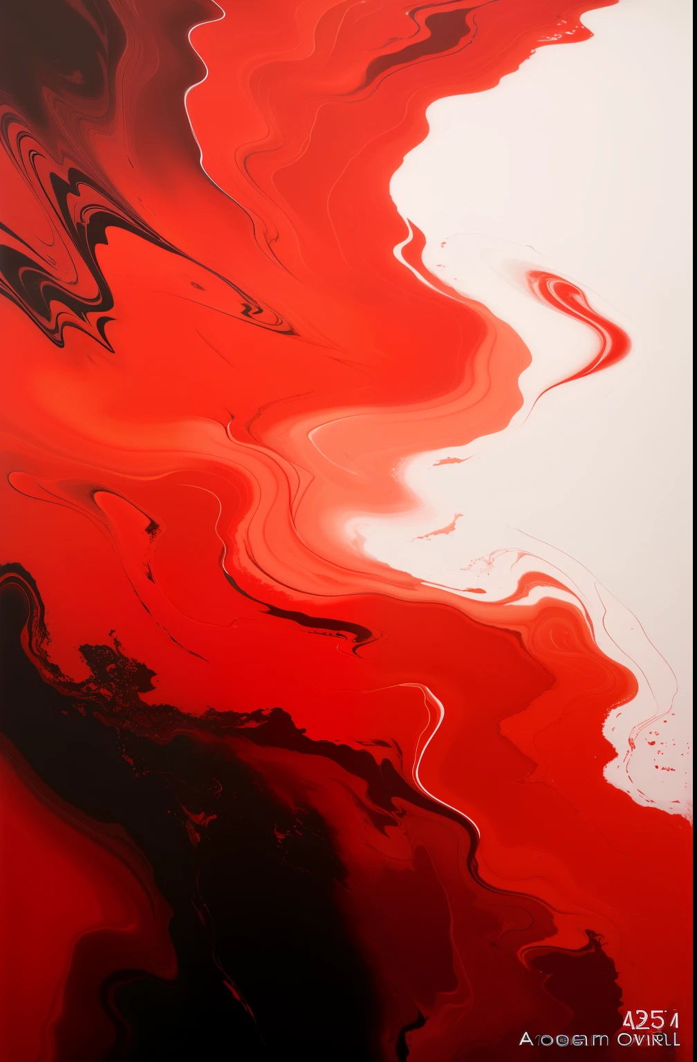 Red and black abstract painting on white background, red liquid, Complex flowing paint, vibrant red, Red paint detail, Abstract liquid acrylic art, pour into art, Red swirl, Fluid Acrylic Pouring Art, Complex and intense oil painting, liquid marble fluid painting, red lava river, Red paint, red liquid, Liquid acrylic painting, fiery red