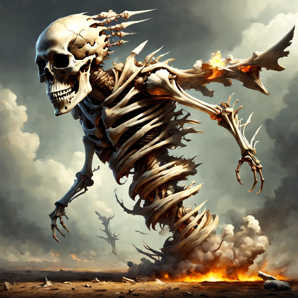Its massive bones are 1000 times harder than human bones. It can easily knock a trailer flying, DonM3l3m3nt4lXL,