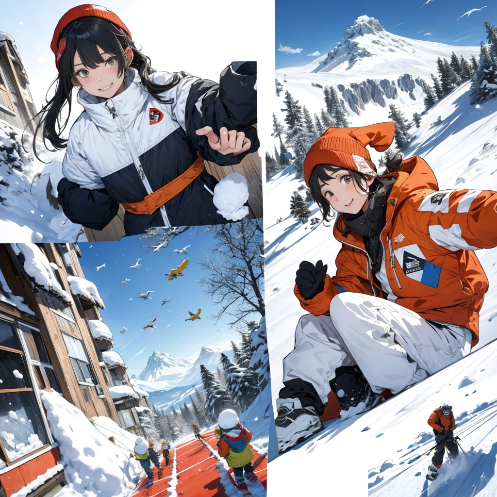 disorganized, High resolution, Super detailed,snow mountain,skiing,snow board,snowball fight,friend (friendと家族:1.3), (Looks like fun, happy, Sunny, Sunny:1.2)
break
, Scrapbooking, memory storage, creative layout, Mixed Media Collage, Personal storytelling, Artistic documentation, keepsake albums
break
, whirlpool, angular shape, dynamic movement, Bold geometry, Fragmented shapes, striking contrast, modernist influence
break
家族全員でsnowball fight
