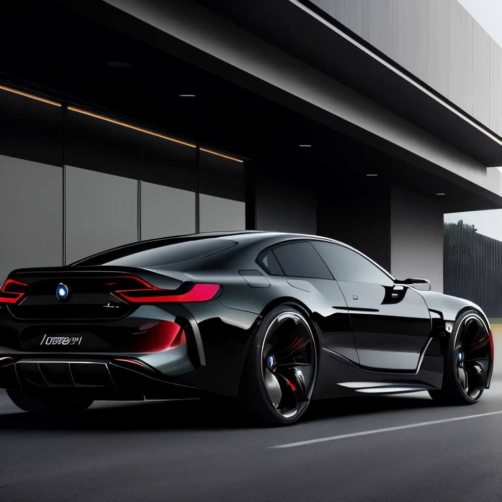 a black car with black red rims parked in front of a building, luxury hd render, bmw concept cars, concept car, modern car design, digital art of an elegant, concept car design, with sleek lines and a powerful, futuristic concept car, hyper luxurious, futuristic cars, concept automobile design, car design, luxury and elite, car concept, futuristic car