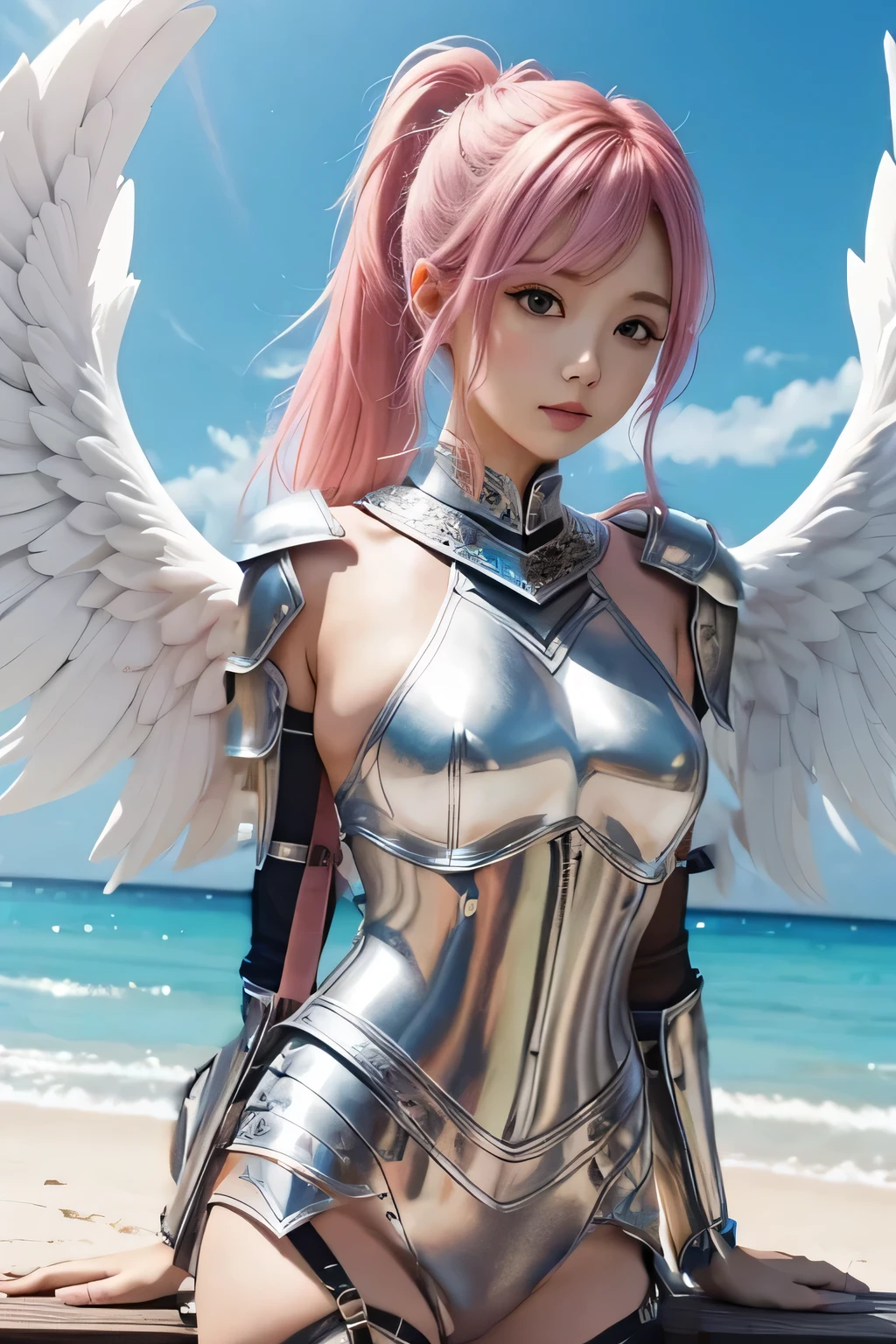 black leather armor
