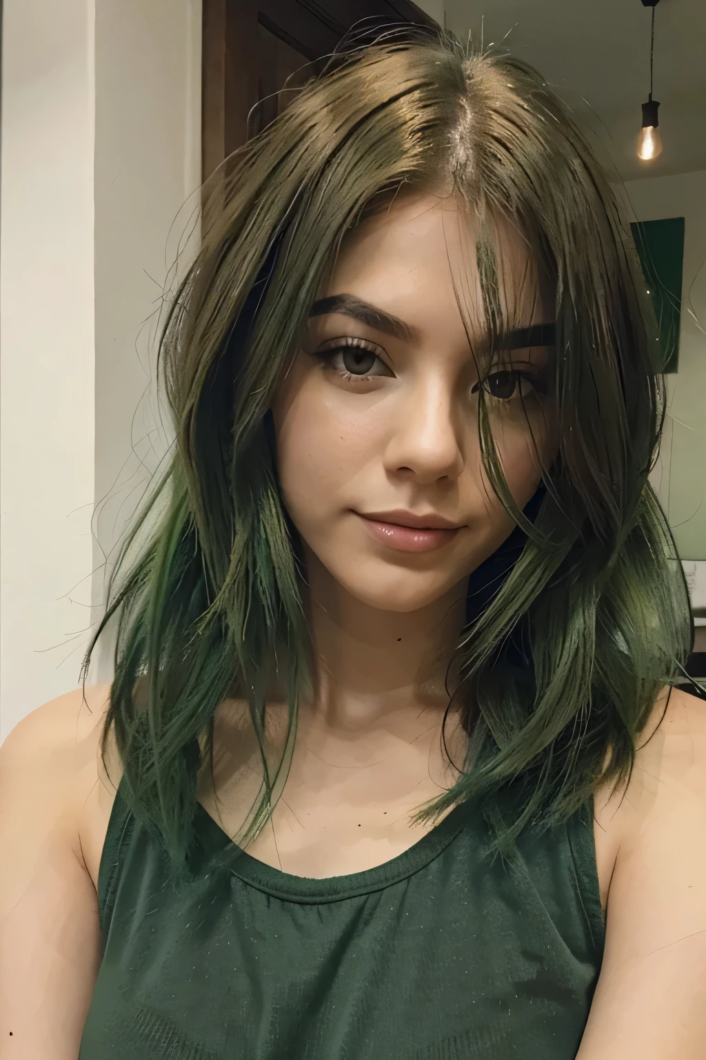 cabelo verde, cabelo vermelho, green and cabelo vermelho