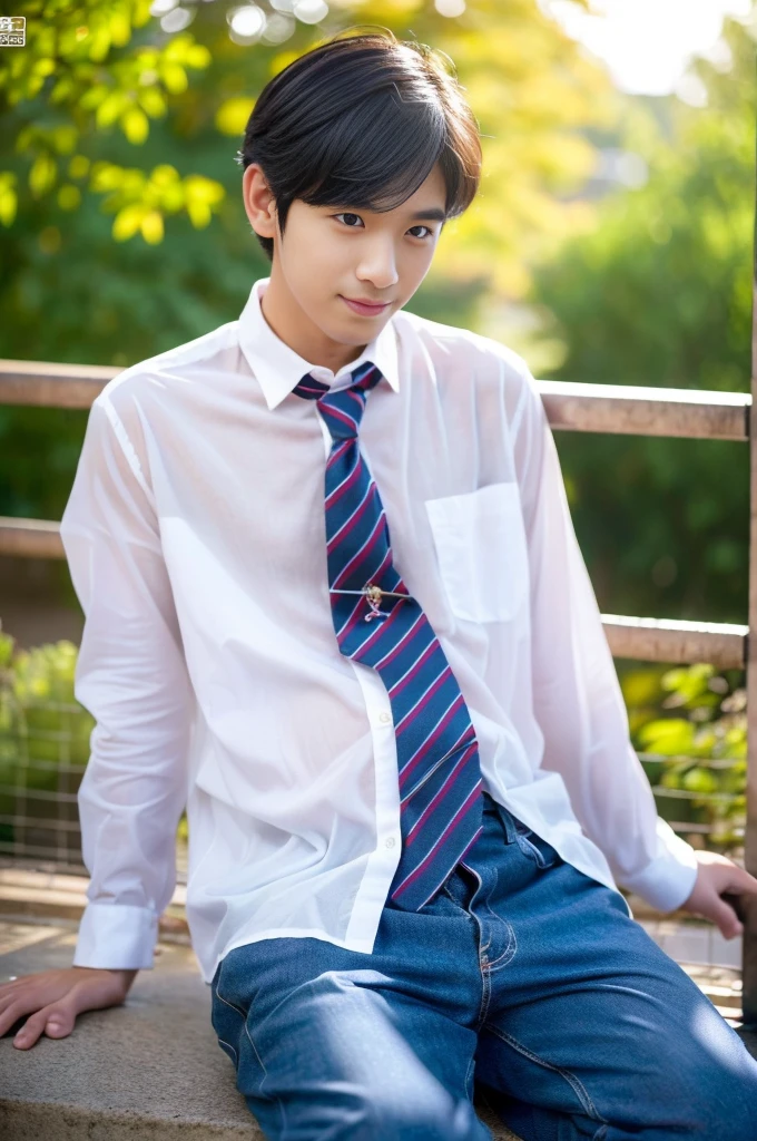 (Aesthetic、Artistic:1.2)、(Bright colors)、(Realistic、photorealistic:1.37)、(highest quality、4K、8K、High resolution、masterpiece:1.3)、(Warm colors)、(soft natural light)、(Handsome guy)、Japanese talent、actor style、we are、(cool)、(( cool男子大学生たちの全日本Winner of male university student Mr. Contestの彼はunreasonableにもカントボーイ化する))、Winner of male university student Mr. Contest、(NSFW)、(Inexhaustible libido)、 the charm of youth、skinny macho、 unreasonable、 forcibly、Incomprehensible、(Male college student forced to transform into cunt boy、Unable to become husband)、No male genitalia、I have a female genitalia、not a boy anymore、( Incomprehensibleな思考変化、I still want to think of him as a boy、I still want to remain a boy、I want to go back to being a boy right away、I want to do it with a boy now、 I want to do it with that boy)、(3boy)、 ( Look at the crotch of a boy nearby、 A look that wants that cock、 sexually aroused by a boy)、Casual clothing、 あの男子大学生は突然にforciblyカントボーイ化、The boy finds out that the male college student is a female crotch.、detailed