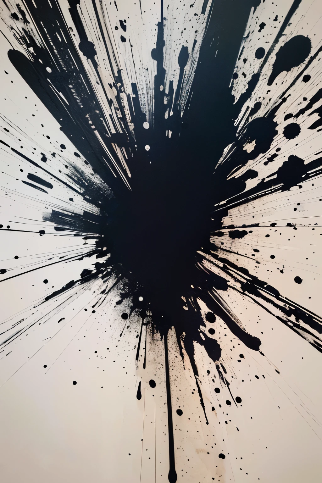 Ink Splatter:
(Surrealistic art、Impressionistic、Abstract、Chaotic、Creative、
(Brush stroke、Splatter technique、Black ink、Messy、Smeared、))
(Canvas or paper、Wet ink、(Mixed media、 unwiped brush、Splash effect、))
Ink Splatter art:
1.4, Ink painting, Artistic expression, Splatter technique:1.2, Abstract art, Messy detail:1.3,
Wet ink brush stroke:1.1, Chaotic and creative:1.4, Brush tip:1.2, Expressive brush