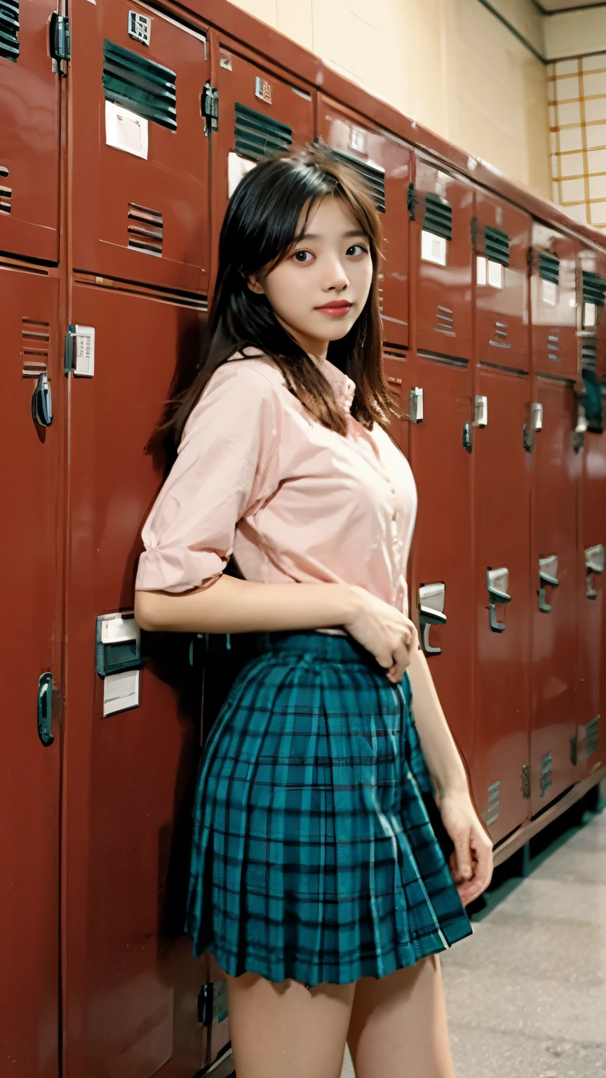 high school girl、sexy、underwear、locker room