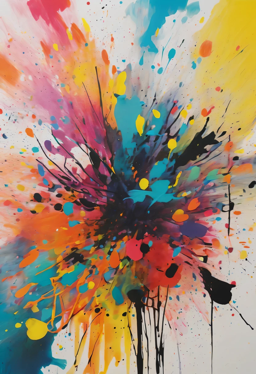 scribble art,ink splatter,Wild,splash ink painting,Abstraction,rich and colorful,Vague dreams,Dynamic energy,publish creation,visual impact,modern aesthetic,Elegant and simple,Contemporary interpretation,be bold,