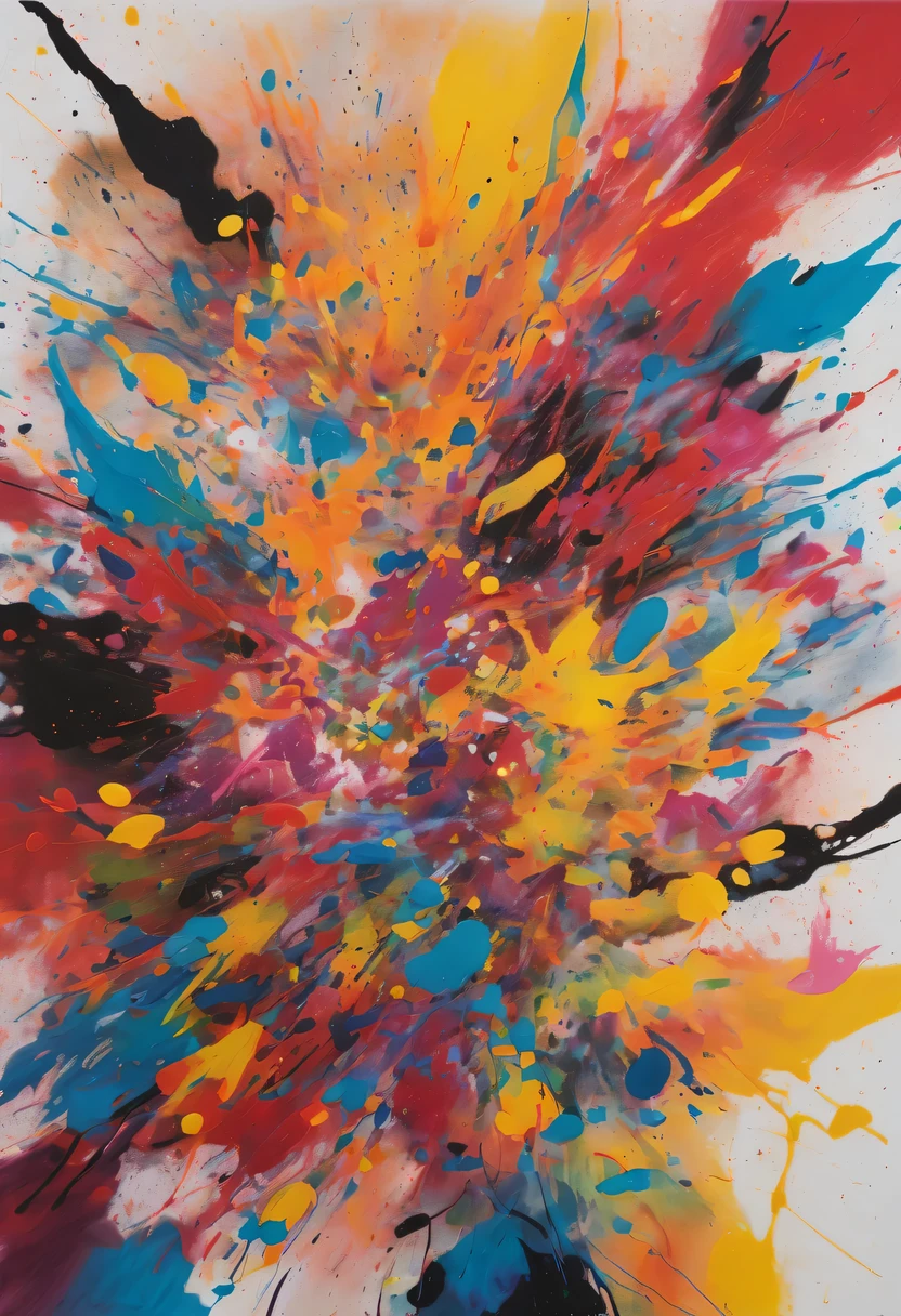 scribble art,ink splatter,Wild,splash ink painting,Abstraction,rich and colorful,Vague dreams,Dynamic energy,publish creation,visual impact,modern aesthetic,Elegant and simple,Contemporary interpretation,be bold,