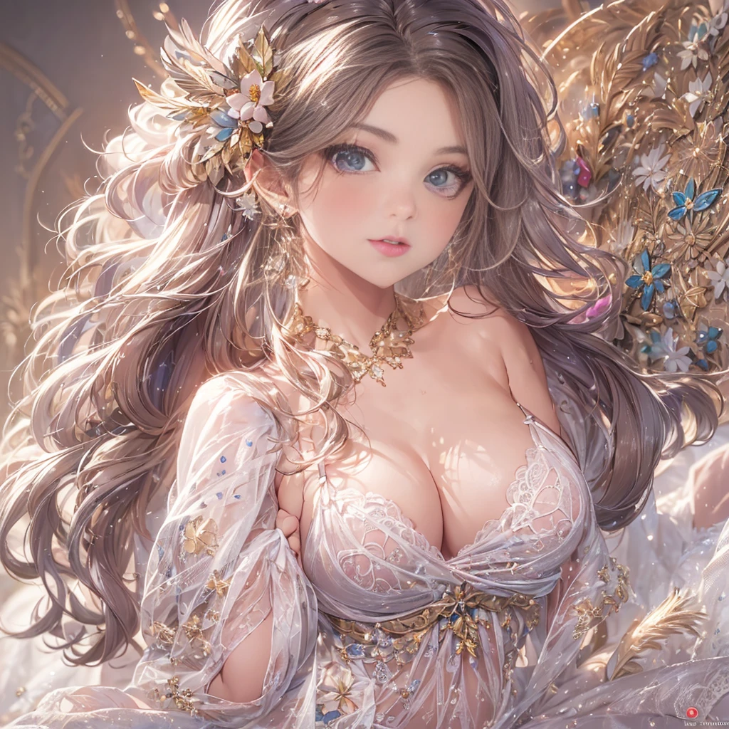 mature woman、sensual curves、huge breasts、thighs、bubble、お尻のmasterpiece, 最high quality, Super detailed, full body shot, mature woman, beautiful mature woman, nightgown and underwear, enchanting smile, thick lips, Chubby lips, blush, looking at the viewer, provocative expression, beautiful髪型, cleavage, Plump、curvy hips、attractive face、sexy lingerie 、an inviting gaze、Expression of emotions、Lewd underwear、(((erotic see-through lingerie set)))、Standing position、gorgeous accessories 、big breastsの女性, bare shoulders, golden hair, colored feather, metal ornaments, colored flowers, particle, light, (masterpiece, 最high quality, 最high quality, official art, beautiful and aesthetic:1.2), (1 girl:1.3), very detailed,(fractal art:1.1),(colorful:1.1)<(flowers:1.3),most detailed,(zentangle:1.2), (dynamic pose), (abstract background:1.3), (shiny skin), (lots of colors :1.4), ,(earrings:1.4), (feather:1.4),masterpiece, 最high quality, Super detailed, 30~40 years, full body shot, beautiful 、various hairstyles,gold headband,plump breasts,beautiful butt,greek clothing,Tulle covers the breasts,perfectly proportioned, detailed clothing details,marble,god statue,cinematic lighting, film grain, Fuji color, 8K, masterpiece, Super detailed, high detail, high quality, High resolution, 、(((erotic see-through lingerie set)))、gorgeous accessories、raise your butt, from below, (((NSFW:1.2)))、exposed chest、Openwork decoration,(((see through dress)))、(((anatomically correct body))) , 最high quality, Super detailed, (((Lewd underwear)))、raise your butt, from below, (NSFW: 1.4)、exposed chest、(((Healing face)))、Openwork decoration,(((R-18)))、Hakari、Whirlpool、thighs, big breasts, Are standing, cowboy shot, blush, 1 girl, (masterpiece:1.3), (High resolution), (8K), (very detailed), perfect face, Nice eyes and face, (((最high quality))), (Super detailed), detailed face and eyes, (alone), High resolution、beautiful目,(((sexy pose)))、(((big breasts)))、((beautiful eyes))、luxury、(((超High resolution)))、(((detailed description)))、(((chubby body shape)))、(((Body parts that match the anatomy)))、beautiful長いまつ毛、Balanced body shape、2Book Arm、2 legs、Legs and arms of just the right size、Fishnet tights、glamorous