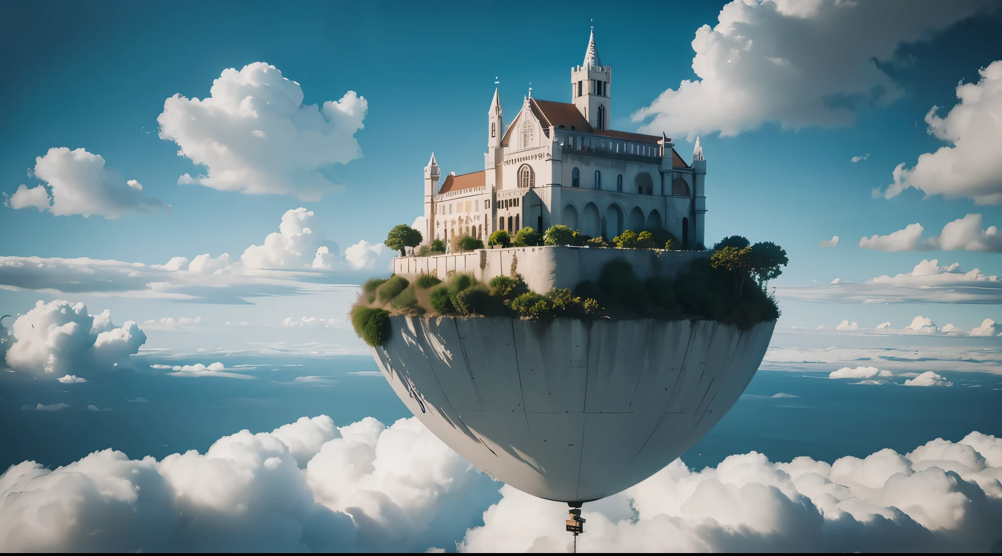 masterpiece,best quality, RAW photo,subject,8k uhd,dslr,soft lighting,high quality,film grain,Fujifilm XT3, exquisite and detailed drawings, ((lisbon in the clouds)), yellow tram in Lisbon city, sunny, rich, classy, opulent, pirates, tresure, HD, highly detailed, clean drawings, 2d, joy, good mood, 64K,daylight,outdoors,light and shadow,reflection,Wide-angle lens,concrete,Small building,fantasy building, Building on clouds,architecture in the air, there is a building that is in the sky,dreamlike surrealism,lie on white clouds fairyland,dreams invading mundane spaces,dreamy illustration,floating island in the sky,surreal 3 d render,floating city on clouds,heaven in the top,on clouds,cloud palace,floating lands in-clouds,dreamy clouds,floating in the sky,