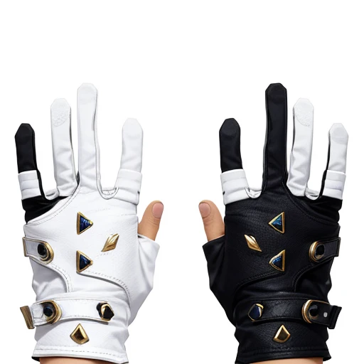 Fingerless Gloves, gloves without fingers, MagicItem_v1, (colored splash white background)