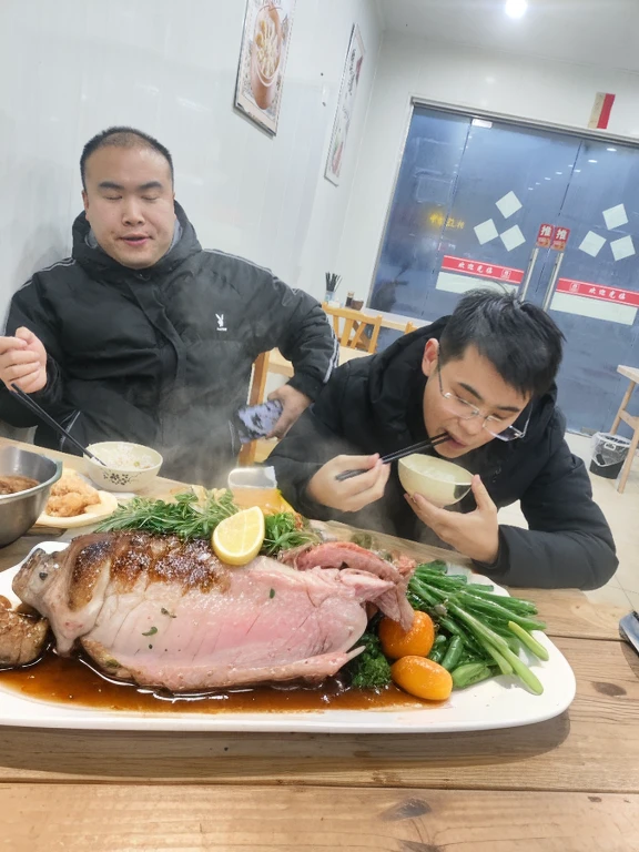 Roast whole lamb