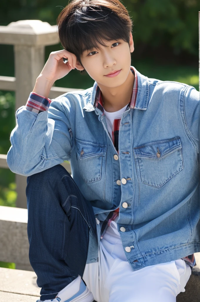 (Aesthetic、Artistic:1.2)、(Bright colors)、(Realistic、photorealistic:1.37)、(highest quality、4K、8K、High resolution、masterpiece:1.3)、(Warm colors)、(soft natural light)、Handsome guy、Japanese talent、actor style、us、(cool)、(( cool男子大学生たちの全日本Winner of male university student Mr. Contestの彼はunreasonableにもカントボーイ化する))、Winner of male university student Mr. Contest、(NSFW)、(Inexhaustible libido)、 the charm of youth、slender body、 unreasonable、 forcibly、Incomprehensible、(Male college student forced to transform into cunt boy、Unable to become husband)、No male genitalia、I have a female genitalia、not a boy anymore、( Incomprehensibleな思考変化、I still want to think of him as a boy、I still want to remain a boy、I want to go back to being a boy right away、I want to do it with a boy now、 I want to do it with that boy)、(2boy)、 ( 近場にいる少年のbetween legsを見て、 A look that wants that cock、 sexually aroused by a boy)、Casual clothing、 あの男子大学生はforciblyカントボーイ化、 detailed、between legs