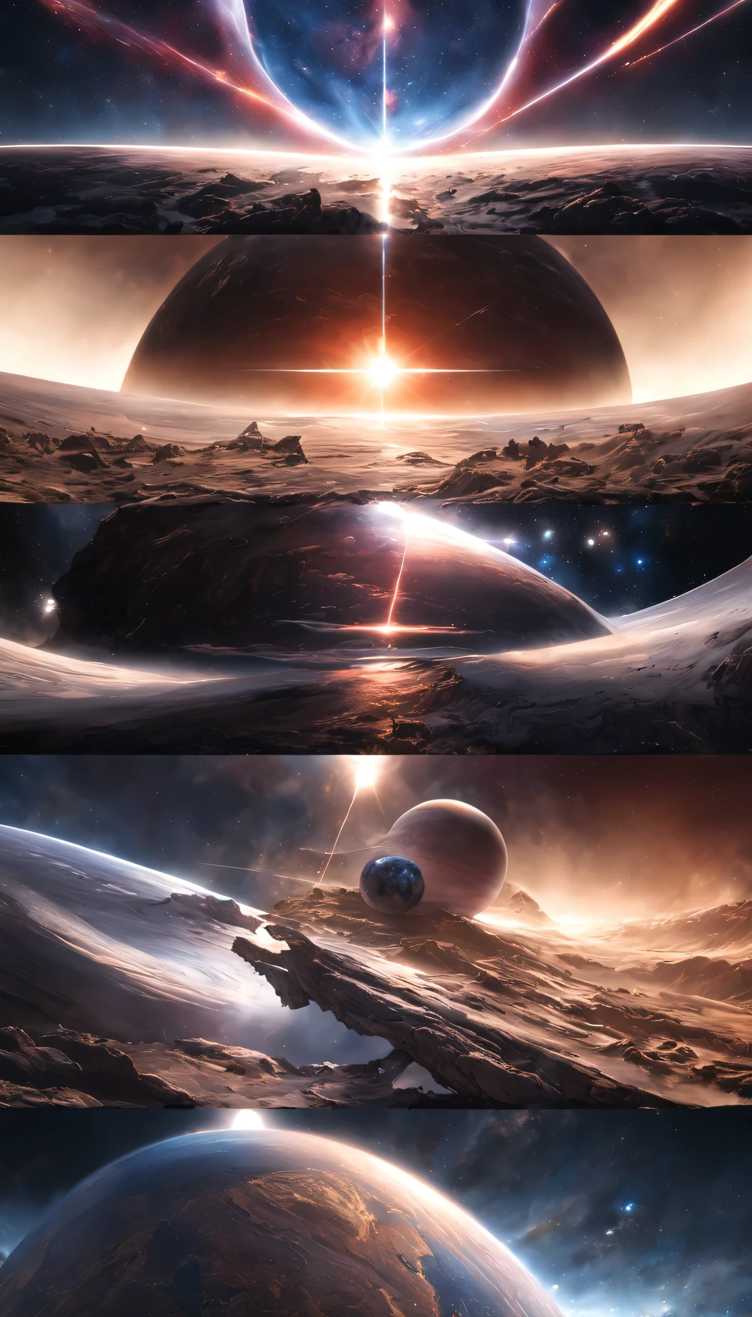 A dynamic animation of God orchestrating the movement of planets, emphasizing His control over the vast cosmos. 

(best quality,4k,8k,highres,masterpiece:1.2),ultra-detailed,(realistic,photorealistic,photo-realistic:1.37),HDR,UHD,studio lighting,sharp focus,physically-based rendering,extreme detail description,professional,vivid colors,bokeh,portraits,landscape,horror,anime,sci-fi,photography,concept artists,dramatic,awe-inspiring,celestial, majestic,ethereal, vibrant colors,heavenly,galactic,stellar,cosmic,divine,magnificent,mystical,grand,illuminated,celestial bodies,planetary,orbits,celestial movements,heavenly bodies,Galaxy,stars,solar system,dancing planets,cosmic ballet,cosmic harmony,celestial symphony,powerful energy,divine intervention,cosmic order,supernatural control,timeless essence,eternal rhythm,infinite beauty, boundless glory,harmonious flow,animated universe,synchronicity,awe-inspiring choreography,cosmic dance-ensemble,universe as a stage,godlike precision,cosmic alignment