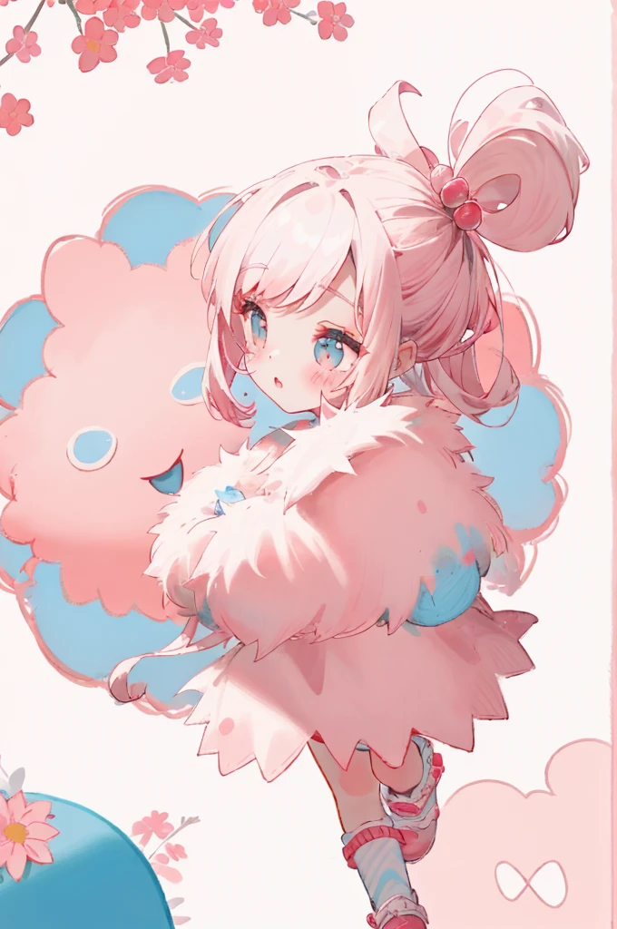 1 girl,pink