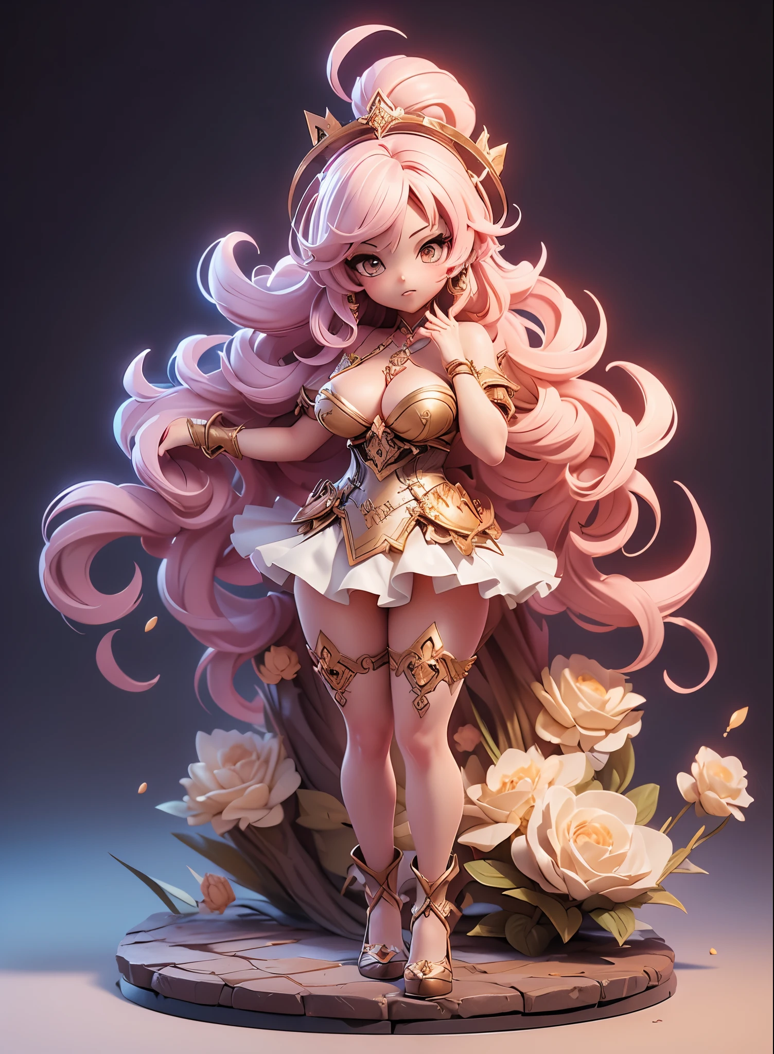 (dynamic angle:1.4), ((full body pose:1.5),2. 5D CGI Anime Fantasy Artwork, official character art, Kushart Krenz Key Art Feminine, shadowverse character concept, 3 d render official art, anime goddess, jrpg character art, render of a cute 3d anime girl,fascinating,sexy lingerie,beautiful breasts