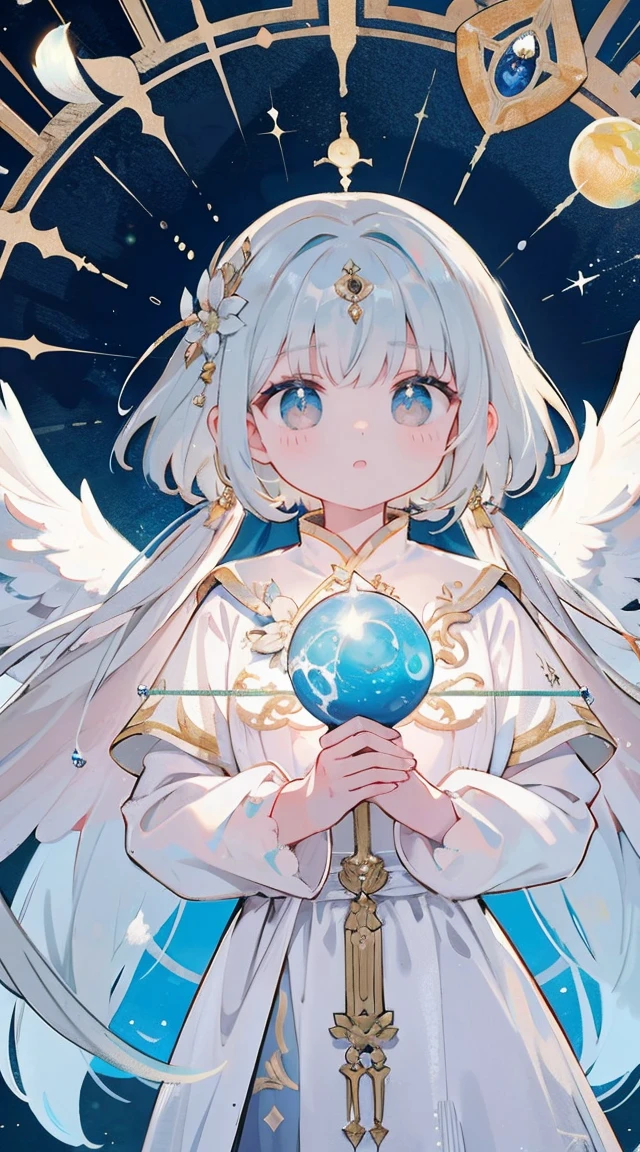 Uma garota、Composition seen from a distance、Fundos pretos、Deus、bonitinho、obra-prima、obra de arte、maximum quality、Qualidade de imagem superior、Divindades々Certo、dor、desejar、aura de luz、asas de anjo、Circle of Angels、ren、brilha、brilho、fechando o olho
