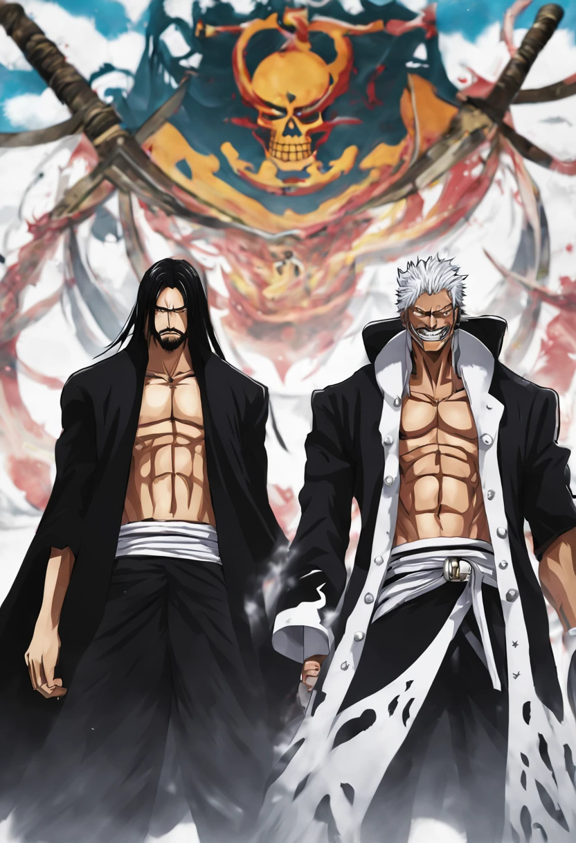 Yhwach(from bleach) and Gol D Roger (from one piece) 