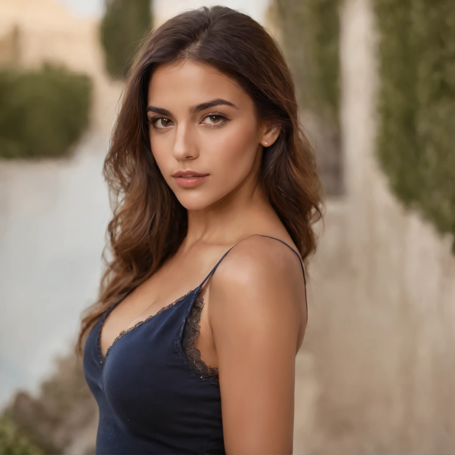 Spanish tanned skin, seductive Sicilian 22 year old teen, Big ass, von hinten, sexy