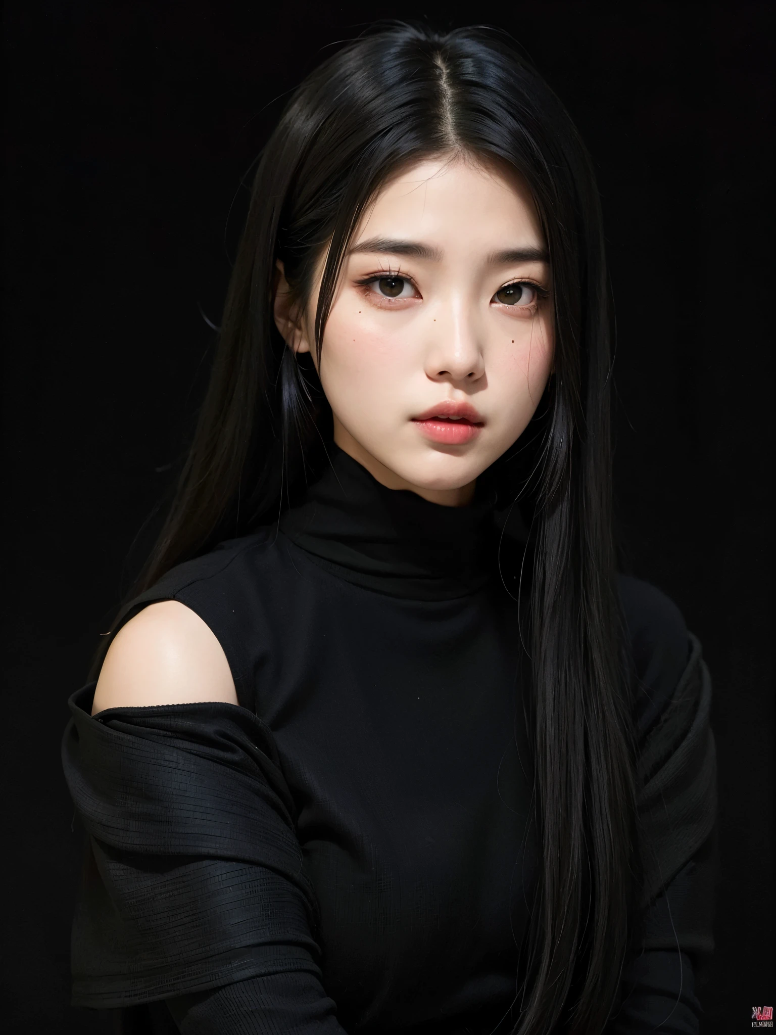 Mujer arafed con cabello largo y negro y cuello de tortuga negro., iu lee ji-eun como supervillano, jaeyeon nam, bae suzy, heonhwa choe, beautiful south mujer coreana, gongbi, mujer coreana, muchacha coreana, lee ji - eun, lee ji-eun, jiyun chae, seson yoon, Jinyoung Shin