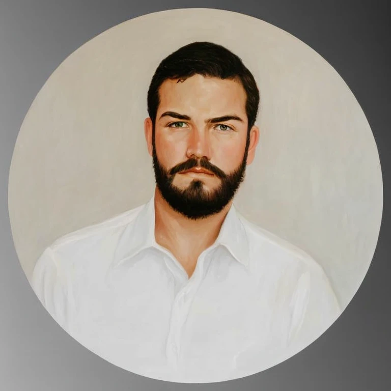 Hemingway olhando para o espectador,pintura gestual,Oil painting in the style of Monet impressionism,Contornos borrados,low color saturation,Complementary colors are obvious
