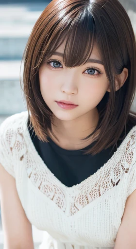 ((top quality, 8k, masterpiece: 1.3)), women (full body portrait, front, babydoll wearing, wet clothes, big breasts, cleavage),beach fire, dancing pose, night, overhead camera, sharp focus: 1.2, cute women: 1.4, (((hairstyle random)), wet hair, very detailed face and skin and hair texture, detailed eyes, double eyelids, white skin, beautiful delicate nose, Cute young Japan woman, 28 years old, at a dynamic angle, is pleasing to the eye and suggestive composition, emphasizing the subject's hair, eyes, mouth and action, while exuding melancholy emotions characterized by a contrasting mix of muted tones and light and shadow,
