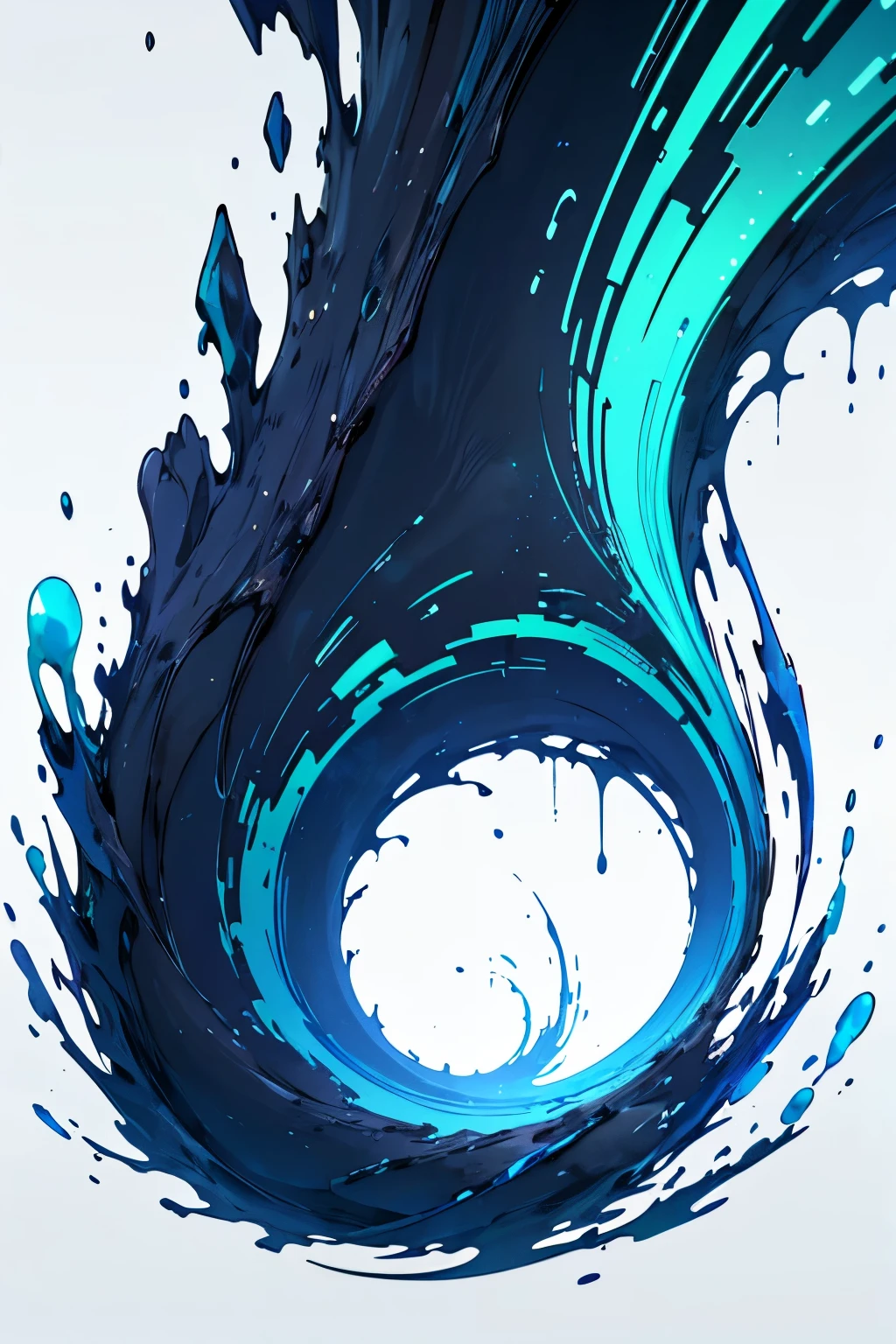 beautiful background with green and blue gradients