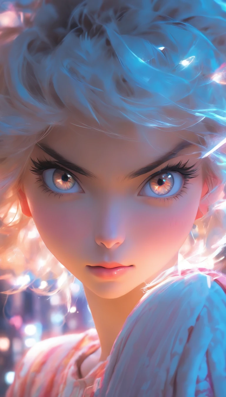 anime girl aux cheveux longs et haut blanc au coin de la rue, artwork in the style of Guweiz, Portrait réaliste kawaii, 🤤 portrait de fille, style artistique réaliste, [ Art numérique 4K ]!!, Style anime 3D réaliste, Guweiz, style animé. 8K, style artistique d&#39;anime réaliste, illustration numérique d&#39;anime, Fille coréenne, Art numérique mignon, joli portrait