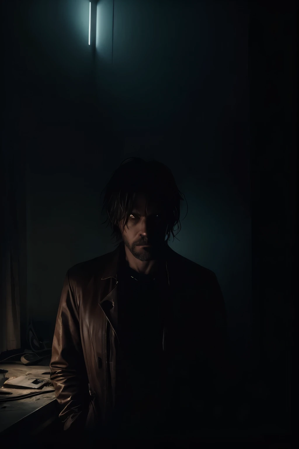 portrait of a male doctor in a destroyed hospital room with medical equipment, horror arte conceitual, Psycho surgeon, Russian Lab Experience, resident evil virus arte conceitual, arte detalhada de terror em 4k, zombie in horror arte conceitual, arte macabra em uma floresta, sangrento + arte conceitual, science fiction horror art, elegante arte de terror, arte de fantasia de terror, silent hill arte conceitual