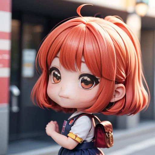 真っ赤な制服を着たanime girl, summer clothes, Cartoon girl, anime girl, young anime girl, chibi anime girl, cute!! around it!!! , anime girl, , girl in uniform, , cute anime girl, Anime Little, Portrait of cute anime girl, anime girl, cute , Long Hair anime girl, anime female characters, mini, Little! bright red hair、bob cut、cute、ツンデレ