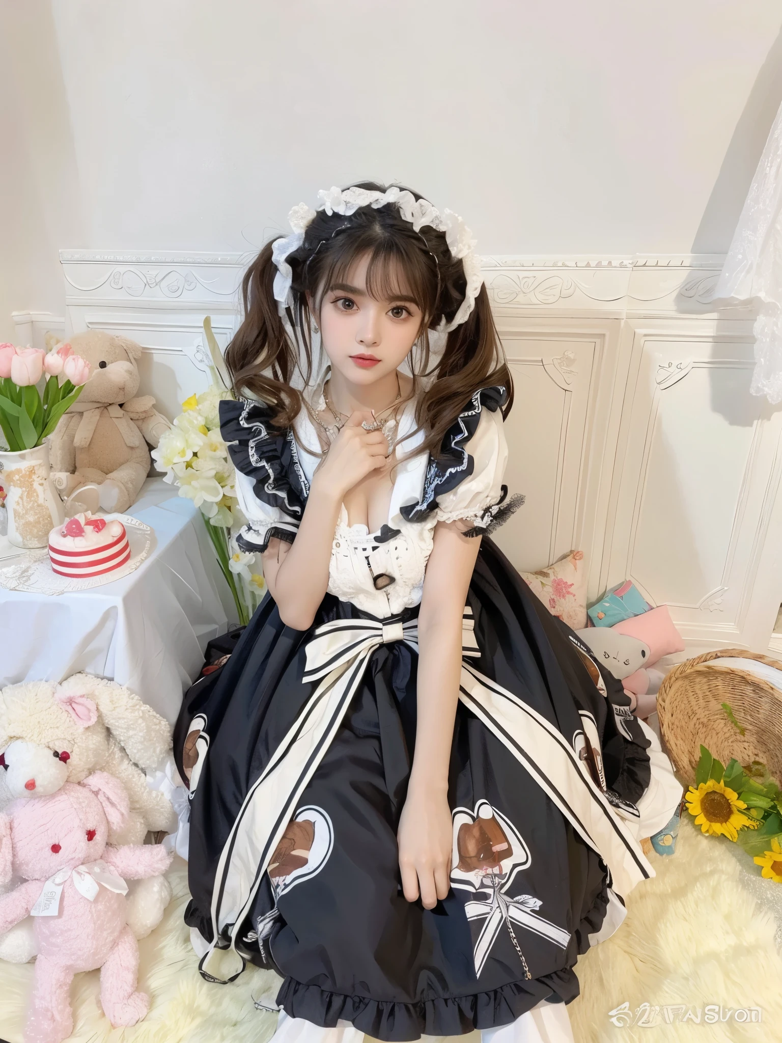 Lolita,Sword eyebrows,Greek nose,beautiful woman