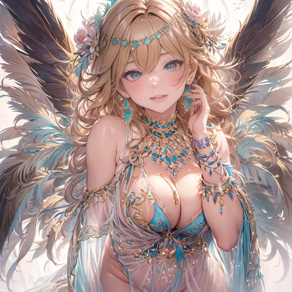 (超High resolution,realistic,最high quality,realistic),(8K,RAWphotograph,最high quality,masterplece),real person,photograph,mature woman、sensual curves、huge breasts、thighs、bubble、お尻のmasterpiece, 最high quality, Super detailed, full body shot, mature woman, beautiful mature woman, nightgown and underwear, enchanting smile, thick lips, Chubby lips, blush, looking at the viewer, provocative expression, beautiful髪型, cleavage, Plump、curvy hips、attractive face、sexy lingerie、an inviting gaze、Expression of emotions、Lewd underwear、(((erotic see-through lingerie set)))、Standing position、gorgeous accessories 、big breastsの女性, bare shoulders, golden hair, colored feather, metal ornaments, colored flowers, particle, light, (masterpiece, 最high quality, 最high quality, official art, beautiful and aesthetic:1.2), (1 girl:1.3), very detailed,(fractal art:1.1),(colorful:1.1)、(flowers:1.3),most detailed,(zentangle:1.2), (dynamic pose), (abstract background:1.3), (shiny skin), (lots of colors :1.4), ,(earrings:1.4), (feather:1.4),masterpiece, 最high quality, Super detailed, 30~40 years, full body shot, beautiful 、various hairstyles,gold headband,plump breasts,beautiful butt,greek clothing,Tulle covers the breasts,perfectly proportioned, detailed clothing details,marble,god statue,cinematic lighting, film grain, Fuji color, 8K, masterpiece, Super detailed, high detail, high quality, High resolution, (((erotic see-through lingerie set)))、gorgeous accessories、raise your butt, from below, (((NSFW:1.2)))、exposed chest、Openwork decoration,(((see through dress)))、(((anatomically correct body))) , 最high quality, Super detailed, (((Lewd underwear)))、raise your butt, from below, (NSFW: 1.4)、exposed chest、(((Healing face)))、Openwork decoration,(((R-18)))、Hakari、thighs, big breasts, Are standing, cowboy shot, blush, 1 girl, (masterpiece:1.3), (High resolution), (8K), (very detailed), perfect face, Nice eyes and face, (((最high quality))), (Super detailed), detailed face and eyes, (alone), High resolution、beautiful目,(((sexy pose)))、(((big breasts)))、((beautiful eyes))、luxury、(((超High resolution)))、(((detailed description)))、(((chubby body shape)))、(((Body parts that match the anatomy)))、beautiful長いまつ毛、Balanced body shape、2Book Arm、2 legs、Legs and arms of just the right size、Fishnet tights、glamorous、Clear white and black eyes、鬠红、lipstick、glitter