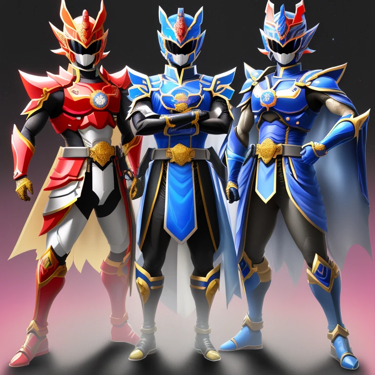 隣り合う異なる色のパワーrangerのグループ、秘密の第 7 パワーranger、パワーranger、special effects、パワーranger、パワーrangerフィルム、Art style of the Warring States period、New costume concept design、symmetry!!イエローranger、Heroアクションポーズ、ranger、Hero、Character Design、パワーrangerキャラクター、イエローranger、Toei