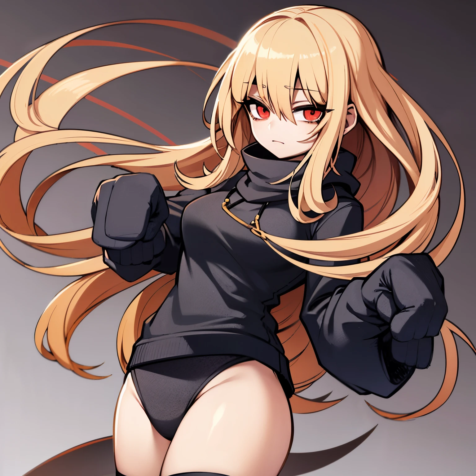 ((masterpiece, best quality)), (1girl), (solo), (female focus), (animesque:1.3), (dark room background), Extreme refinement, 1girl in、long blonde hair, sexy, scared look, crying, tight bunny girl outfit, ripped outfit, lewd, shoujo, 2000’s anime style ( body) (large breasts) 