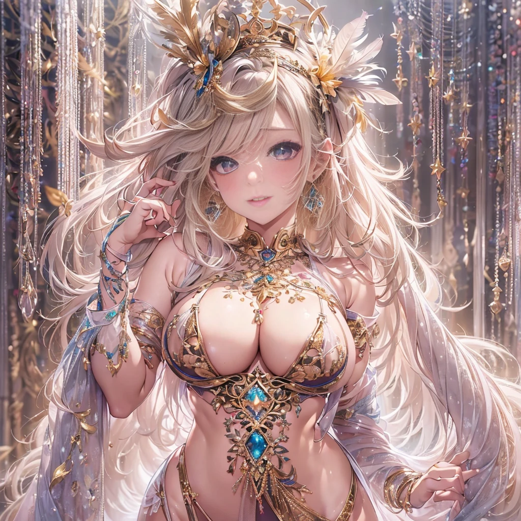 (超High resolution,realistic,最high quality,realistic),(8K,RAWphotograph,最high quality,masterplece),real person,photograph,mature woman、sensual curves、huge breasts、thighs、bubble、お尻のmasterpiece, 最high quality, Super detailed, full body shot, mature woman, beautiful mature woman, nightgown and underwear, enchanting smile, thick lips, Chubby lips, blush, looking at the viewer, provocative expression, beautiful髪型, cleavage, Plump、curvy hips、attractive face、sexy lingerie、an inviting gaze、Expression of emotions、Lewd underwear、(((erotic see-through lingerie set)))、Standing position、gorgeous accessories 、big breastsの女性, bare shoulders, golden hair, colored feather, metal ornaments, colored flowers, particle, light, (masterpiece, 最high quality, 最high quality, official art, beautiful and aesthetic:1.2), (1 girl:1.3), very detailed,(fractal art:1.1),(colorful:1.1)、(flowers:1.3),most detailed,(zentangle:1.2), (dynamic pose), (abstract background:1.3), (shiny skin), (lots of colors :1.4), ,(earrings:1.4), (feather:1.4),masterpiece, 最high quality, Super detailed, 30~40 years, full body shot, beautiful 、various hairstyles,gold headband,plump breasts,beautiful butt,greek clothing,Tulle covers the breasts,perfectly proportioned, detailed clothing details,marble,god statue,cinematic lighting, film grain, Fuji color, 8K, masterpiece, Super detailed, high detail, high quality, High resolution, (((erotic see-through lingerie set)))、gorgeous accessories、raise your butt, from below, (((NSFW:1.2)))、exposed chest、Openwork decoration,(((see through dress)))、(((anatomically correct body))) , 最high quality, Super detailed, (((Lewd underwear)))、raise your butt, from below, (NSFW: 1.4)、exposed chest、(((Healing face)))、Openwork decoration,(((R-18)))、Hakari、thighs, big breasts, Are standing, cowboy shot, blush, 1 girl, (masterpiece:1.3), (High resolution), (8K), (very detailed), perfect face, Nice eyes and face, (((最high quality))), (Super detailed), detailed face and eyes, (alone), High resolution、beautiful目,(((sexy pose)))、(((big breasts)))、((beautiful eyes))、luxury、(((超High resolution)))、(((detailed description)))、(((chubby body shape)))、(((Body parts that match the anatomy)))、beautiful長いまつ毛、Balanced body shape、2Book Arm、2 legs、Legs and arms of just the right size、Fishnet tights、glamorous、Clear white and black eyes、鬠红、lipstick、glitter
