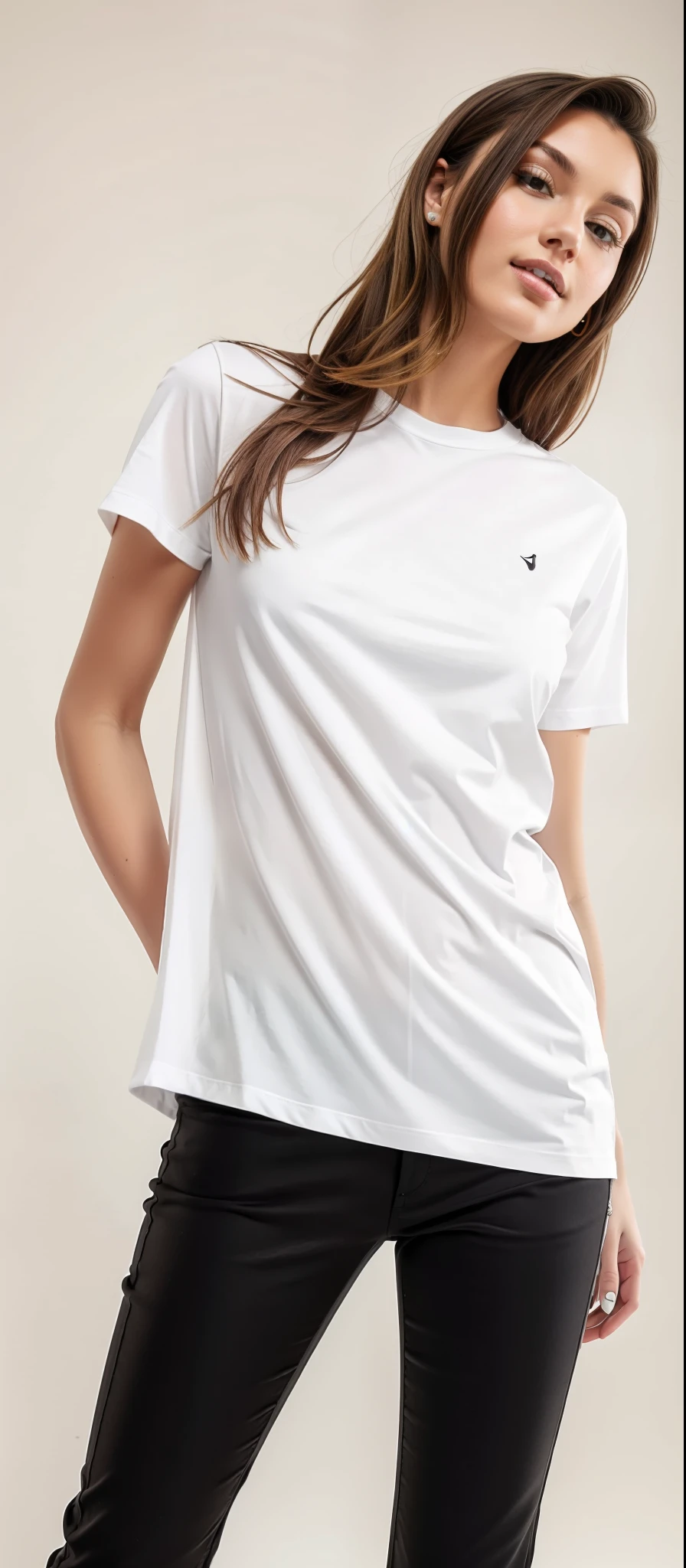 a woman in a camisa branca and green leggings, camiseta branca, vestido com uma camiseta branca, dressed in a camiseta branca, camiseta branca, camiseta branca, Topo branco, vestindo um top cortados, corte superior, vestindo um top cortado, corte superior, plain camiseta branca, wearing corte superior, camisa branca, roupas brancas da moda